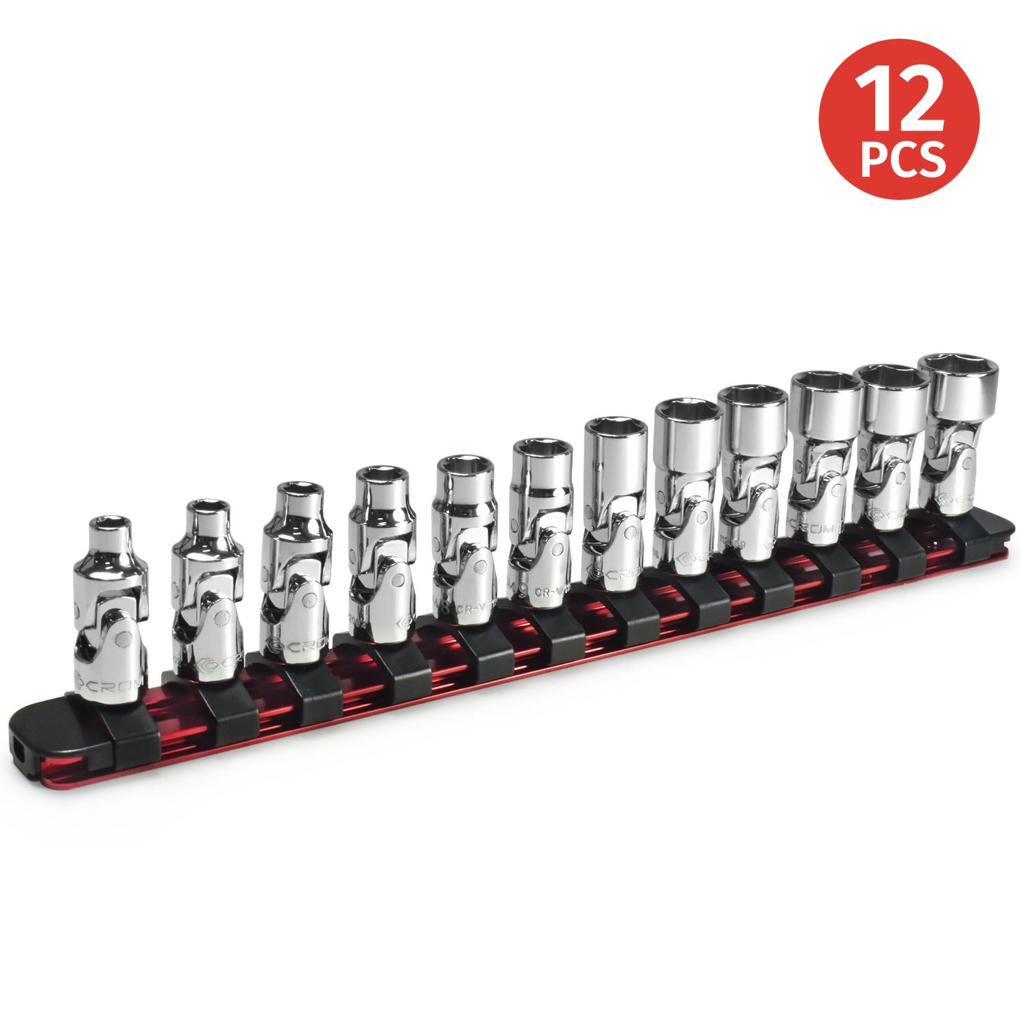 12-Piece 1/4” Drive Metric Flex Socket Set – 6 Points - 11001
