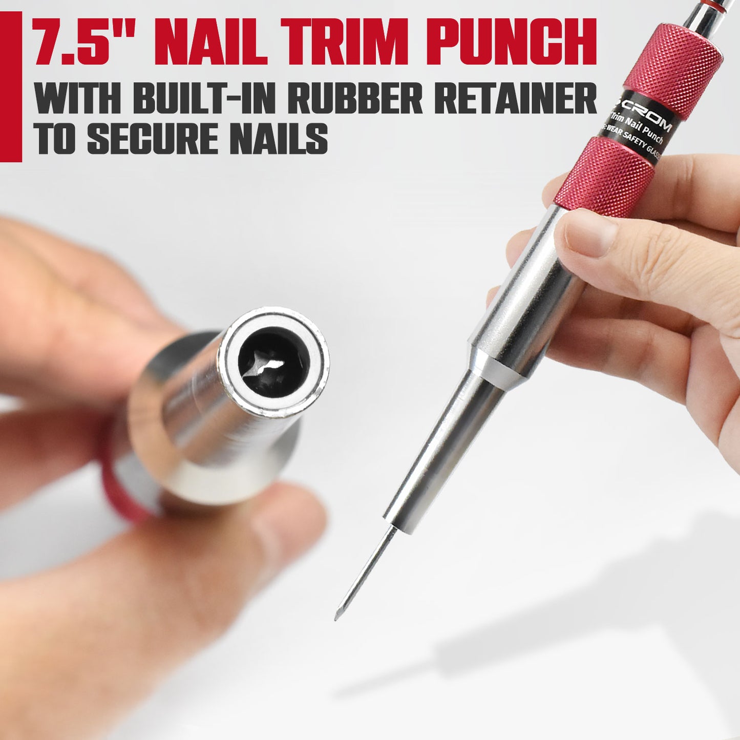 2-Piece Trim Nail Punch Set - 80003