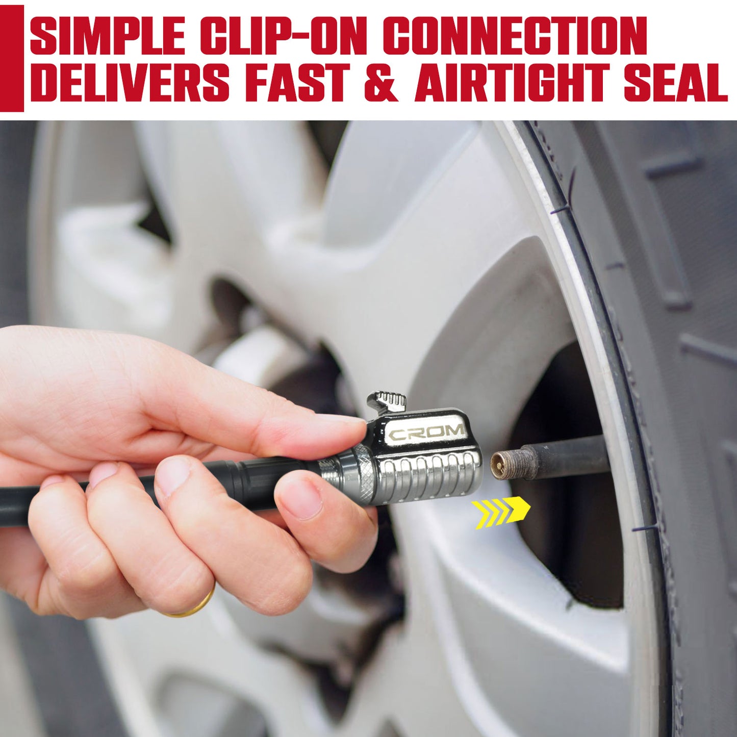 Air Chuck Tire Inflator (short) - 80006