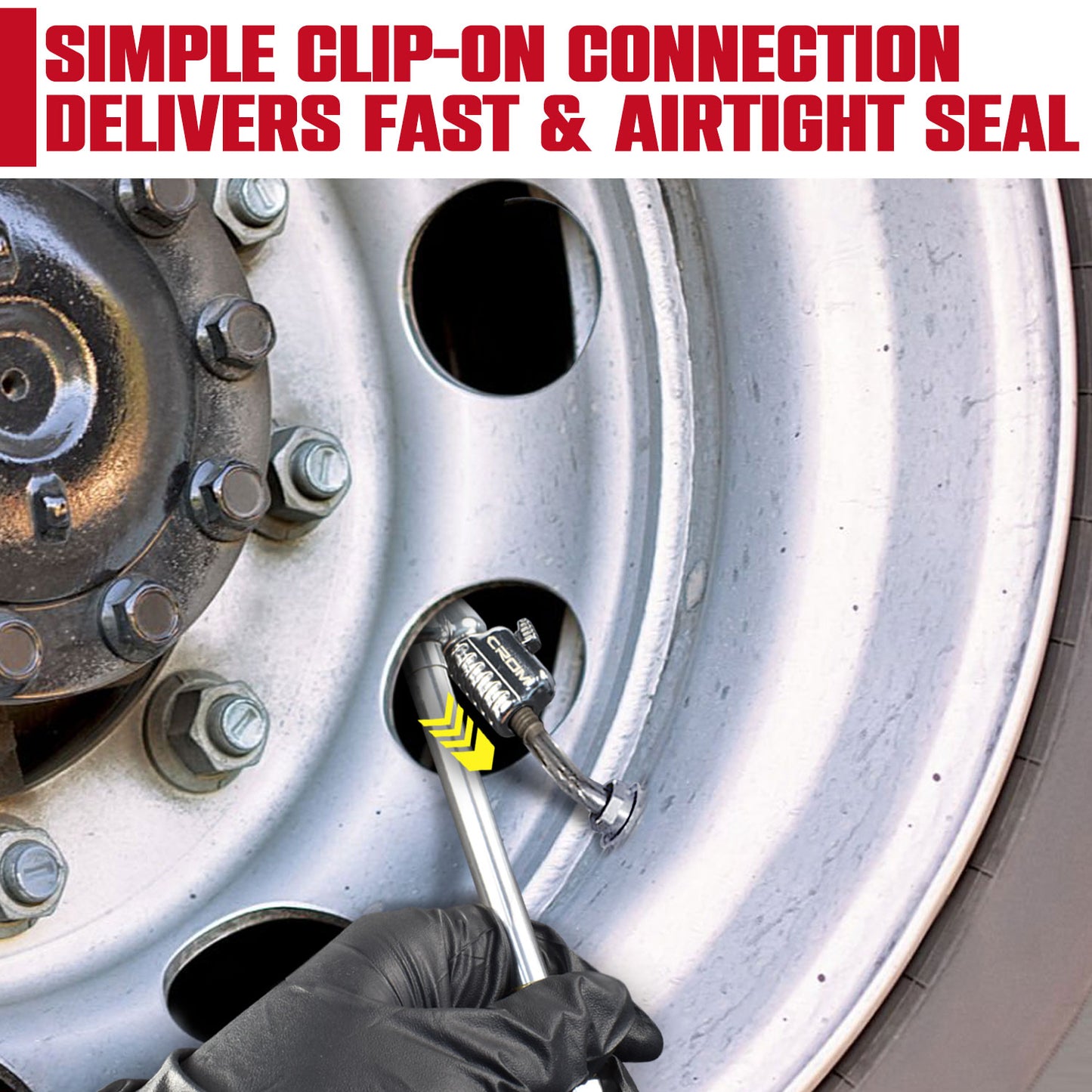 Air Chuck Tire Inflator (long) - 80005