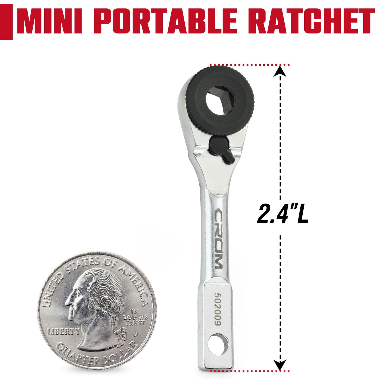 Mini Ratchet w/ Flat End - 50009