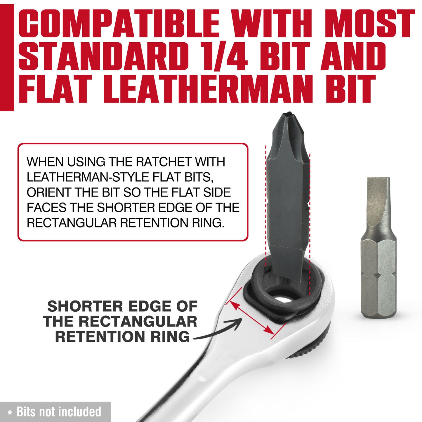 Mini Ratchet w/ Flat End - 50009