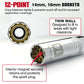 5-Piece 3/8” Drive Magnetic Spark Plug Socket Set - 13001