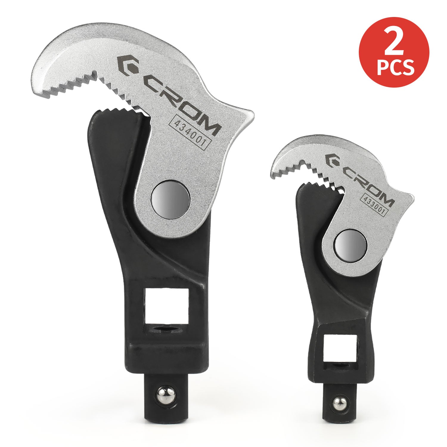 2-Piece Spring Loaded Adjustable Crowfoot Wrench Set – CROM