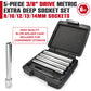5-Piece 3/8" Drive Extra Deep Socket Set - 11006
